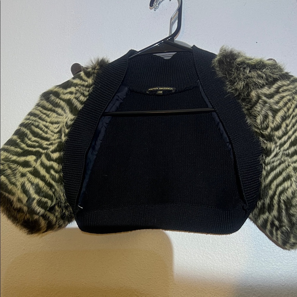 Amaya Arzuaga Black Knit Sweater